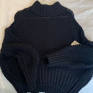 Free people black sweater